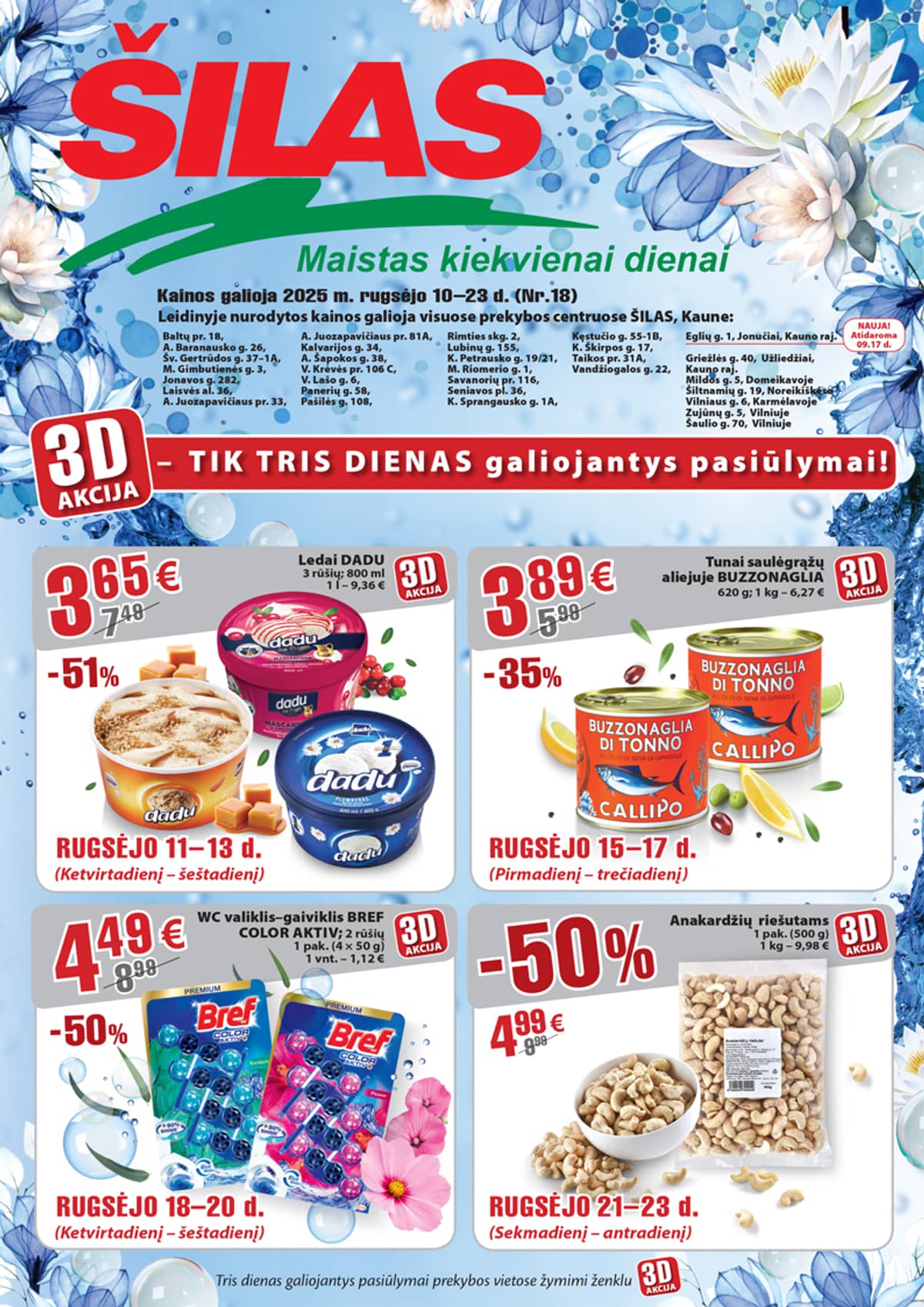 Šilas - Akcijų leidinys Nr. 18 1 puslapis