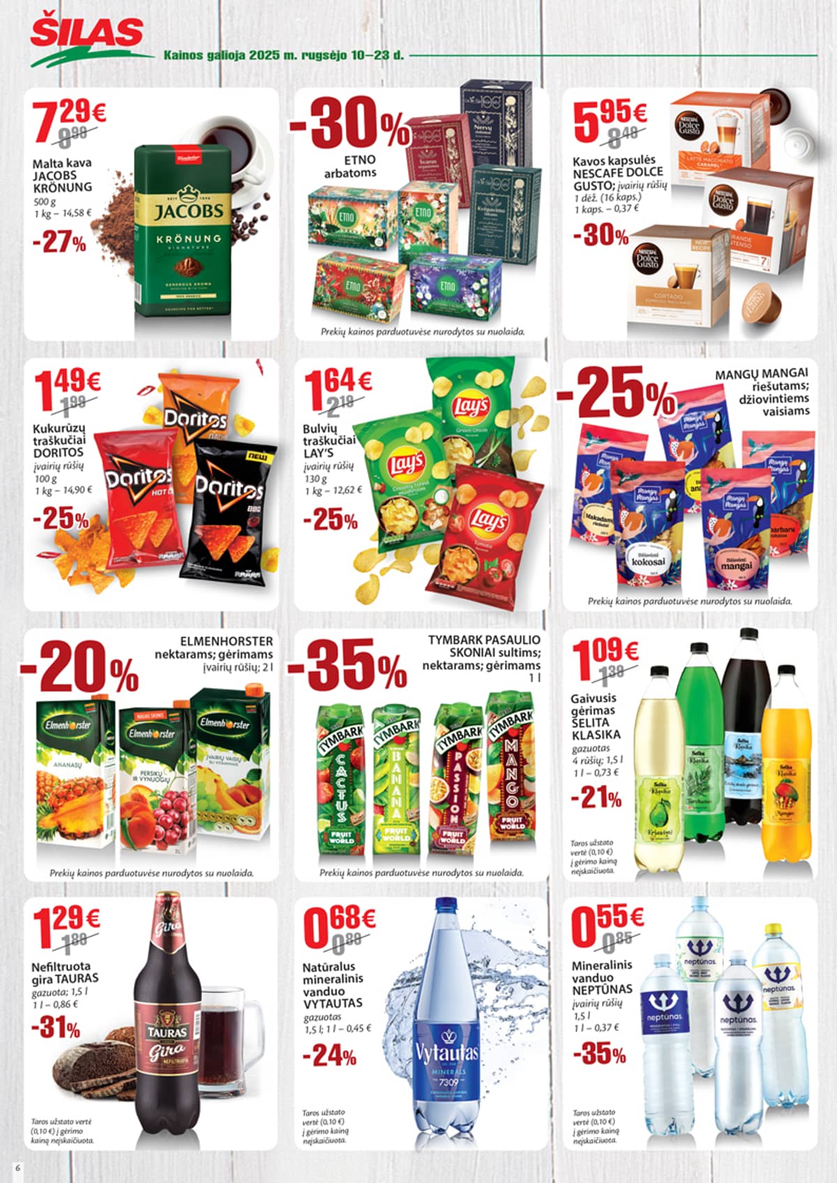 Šilas - Akcijų leidinys Nr. 18 6 puslapis