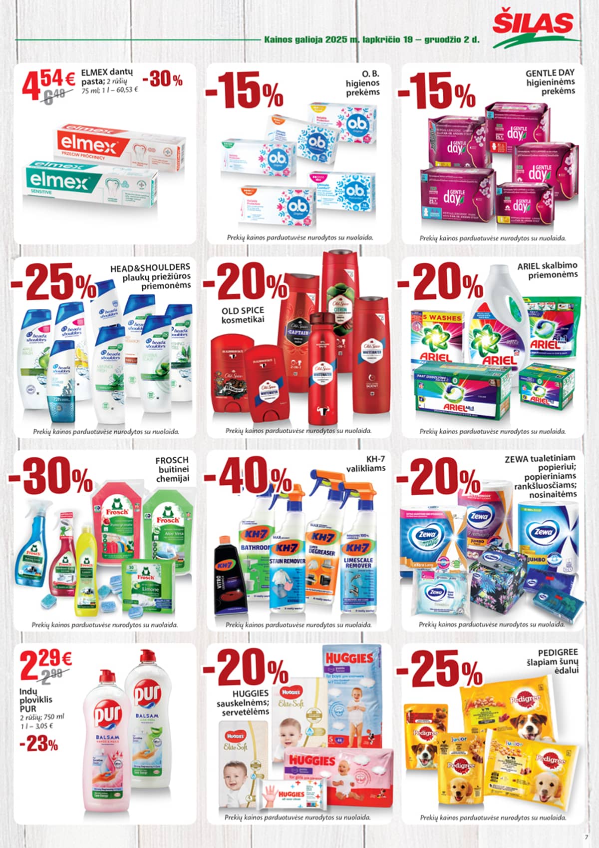 Šilas - Šilas akcijų leidinys Nr. 23 | 2025-11-19 - 2025-12-02 7 puslapis