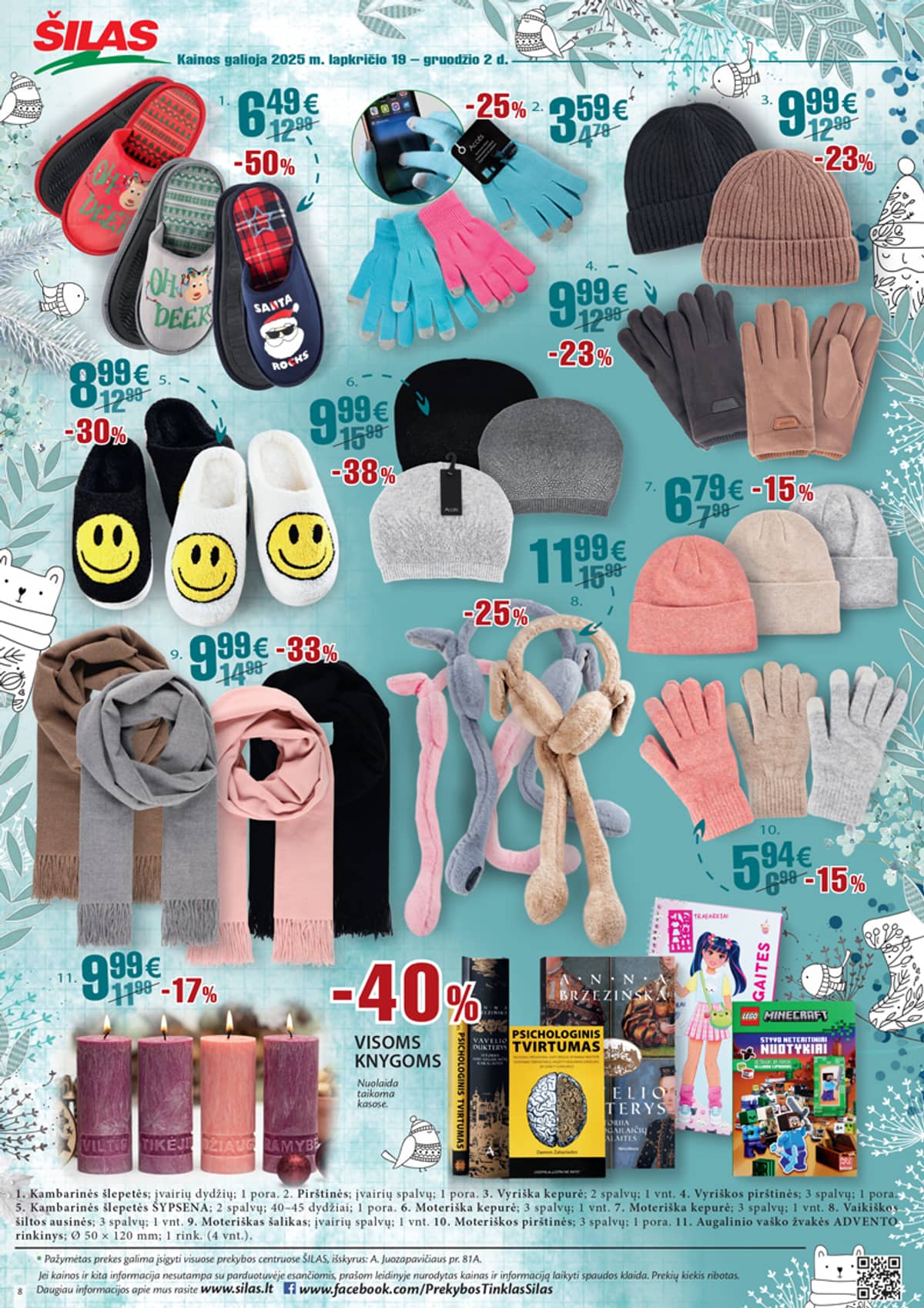 Šilas - Šilas akcijų leidinys Nr. 23 | 2025-11-19 - 2025-12-02 8 puslapis