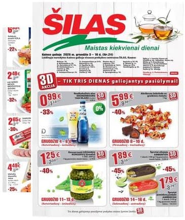 Šilas - Akcijų leidinys Nr. 24 NUO 2025-12-03