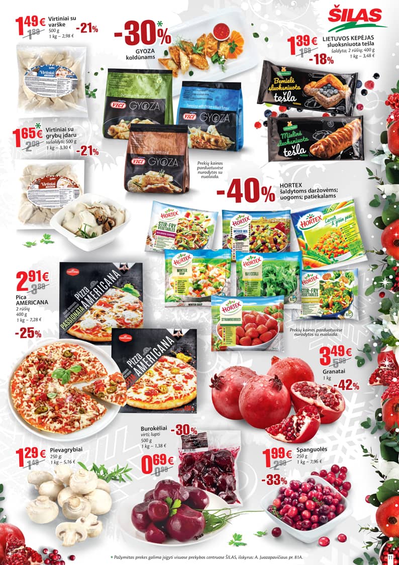 Šilas - Akcijų leidinys Nr. 25 11 puslapis