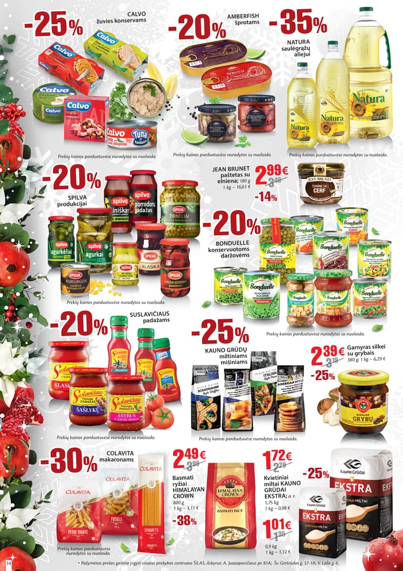 Šilas - Akcijų leidinys Nr. 25 14 puslapis