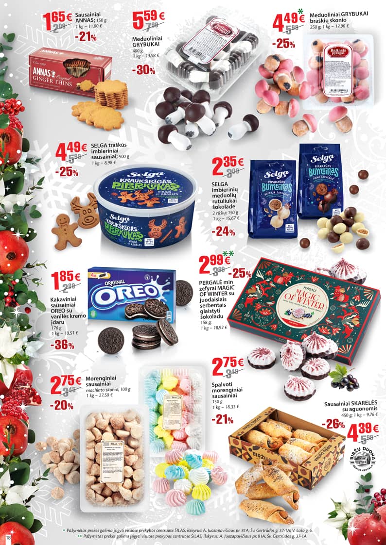 Šilas - Akcijų leidinys Nr. 25 18 puslapis