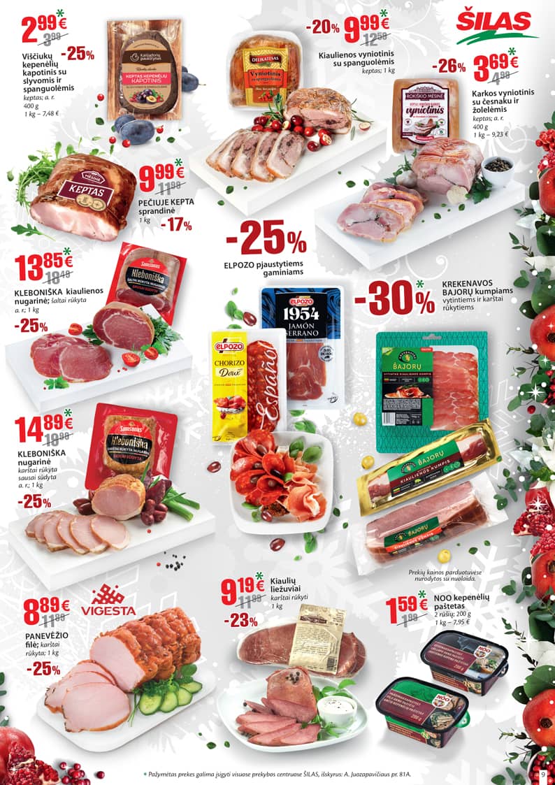 Šilas - Akcijų leidinys Nr. 25 9 puslapis