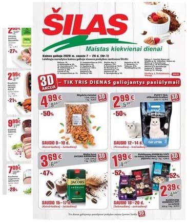 Šilas - Šilas akcijų leidinys Nr. 1 | 2026-01-07 - 2026-01-20 2026-01-07 – 2026-01-20