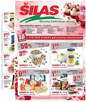 Šilas - Akcijų leidinys Nr. 3 NUO 2026-02-04