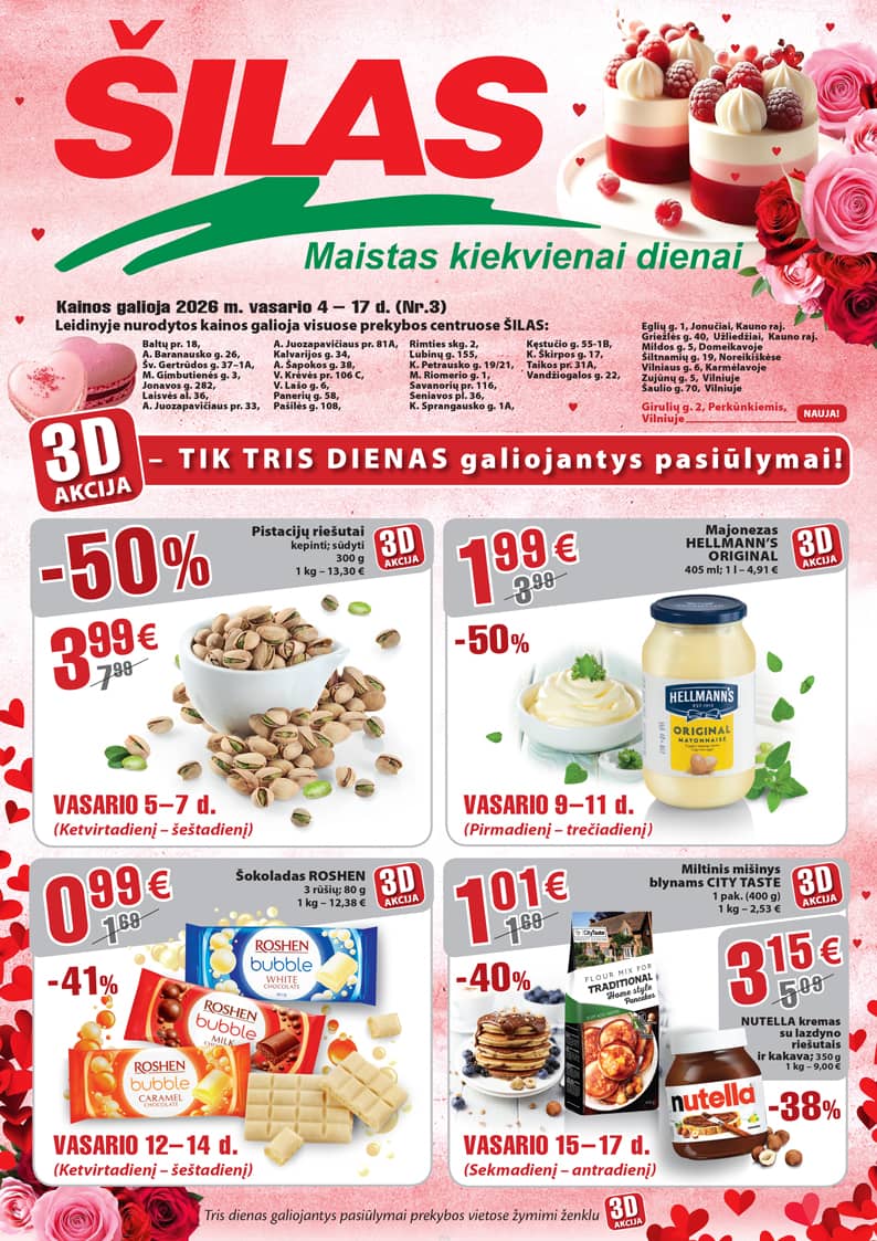 Šilas - Akcijų leidinys Nr. 3 1 puslapis