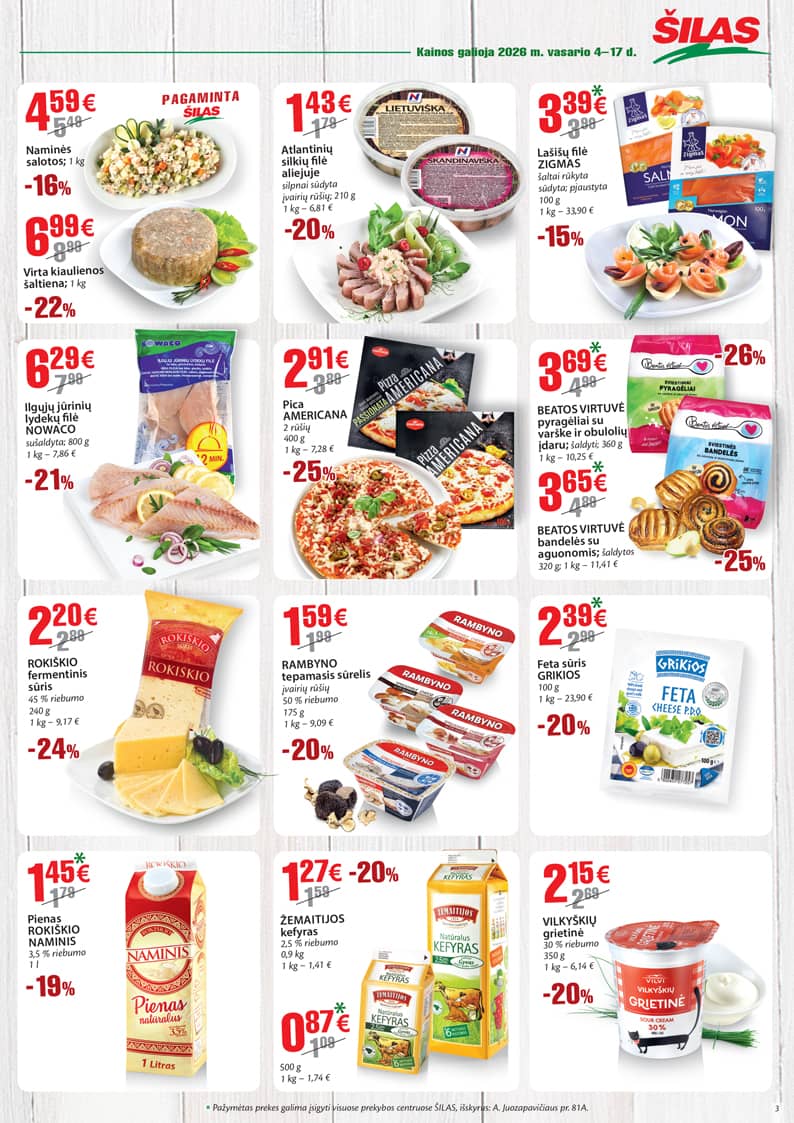 Šilas - Akcijų leidinys Nr. 3 3 puslapis