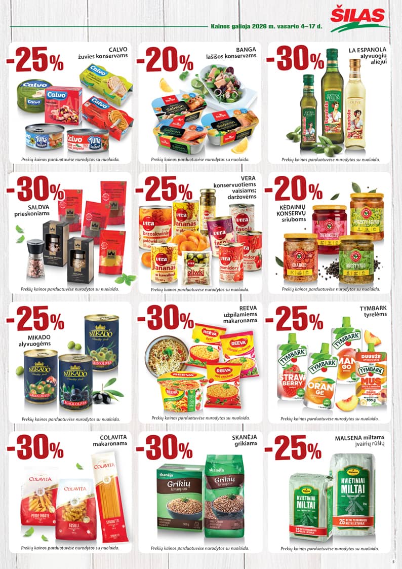 Šilas - Akcijų leidinys Nr. 3 5 puslapis