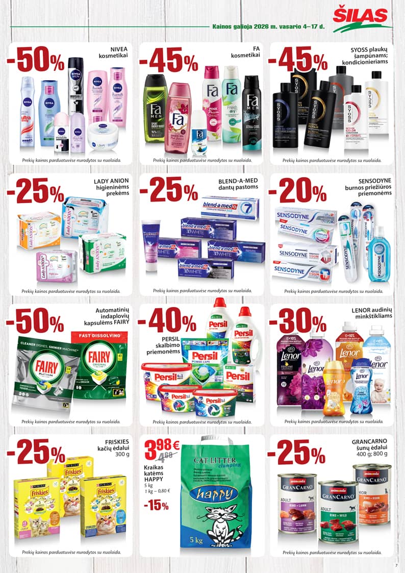 Šilas - Akcijų leidinys Nr. 3 7 puslapis