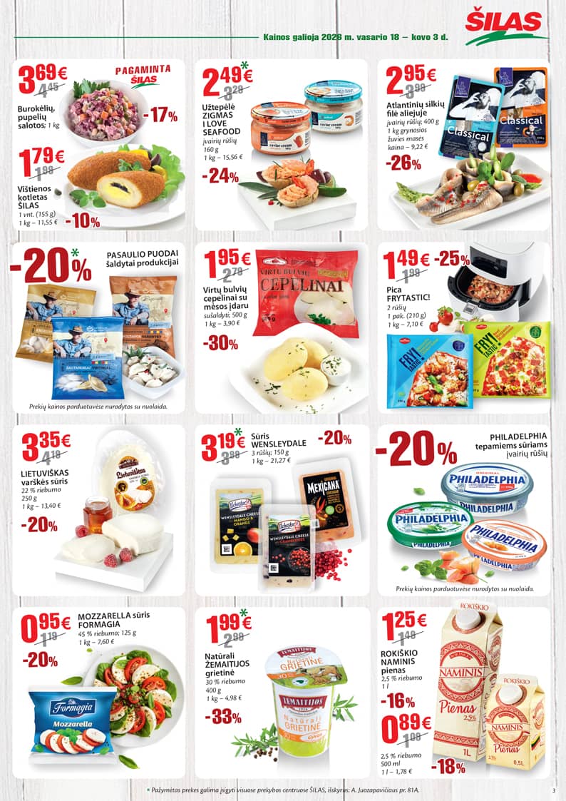 Šilas - Akcijų leidinys Nr. 4 3 puslapis