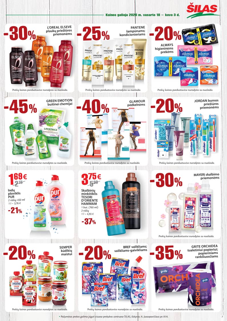 Šilas - Akcijų leidinys Nr. 4 7 puslapis