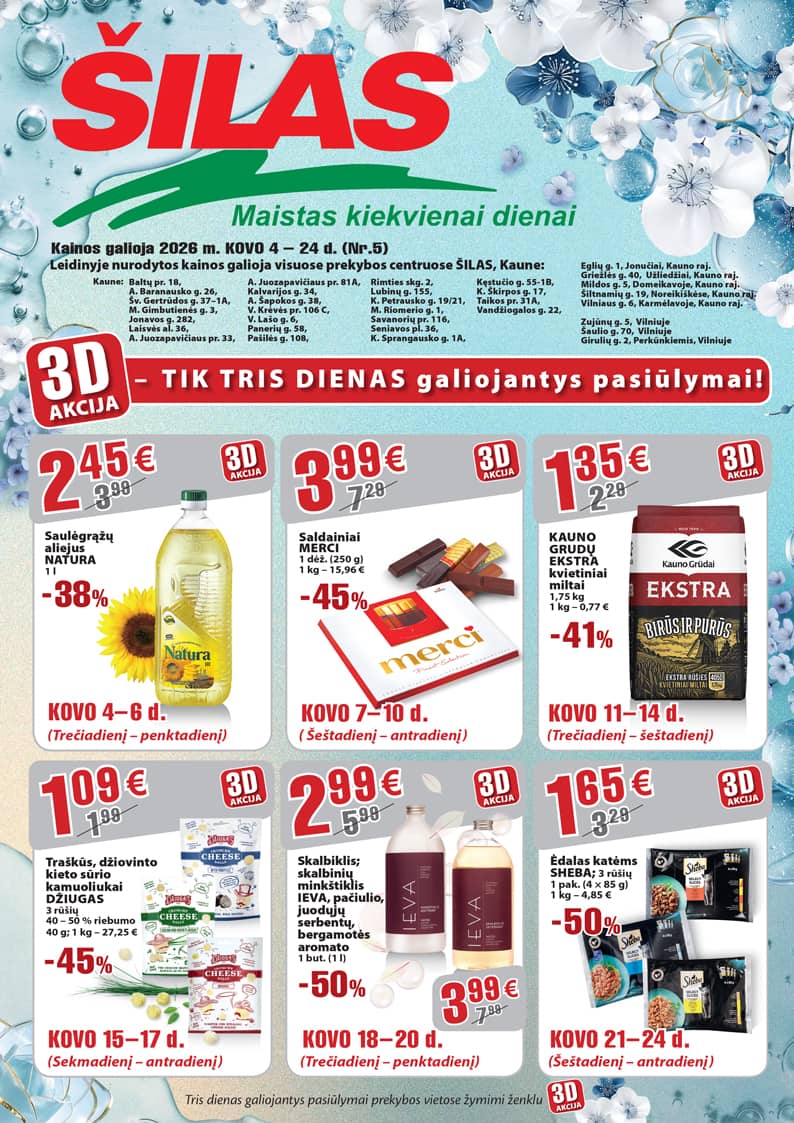 Šilas - Akcijų leidinys Nr. 5 1 puslapis
