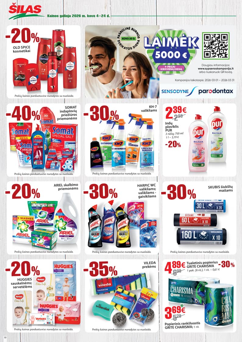 Šilas - Akcijų leidinys Nr. 5 10 puslapis