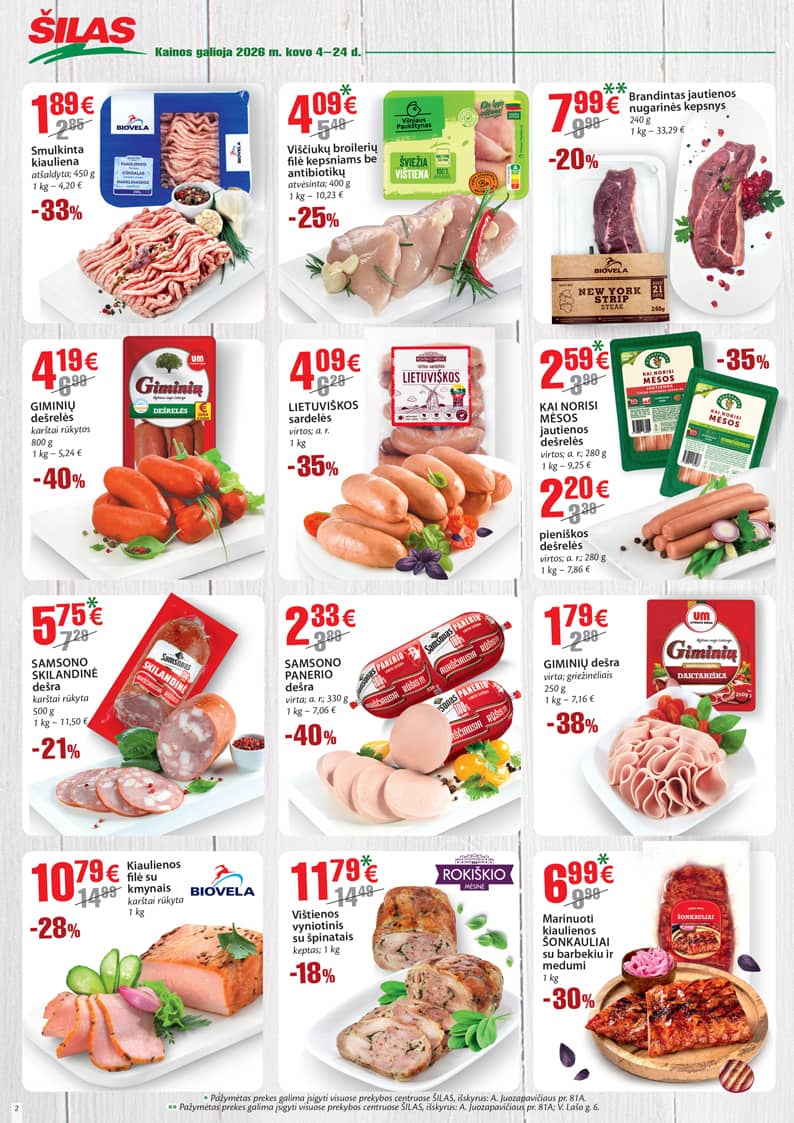 Šilas - Akcijų leidinys Nr. 5 2 puslapis