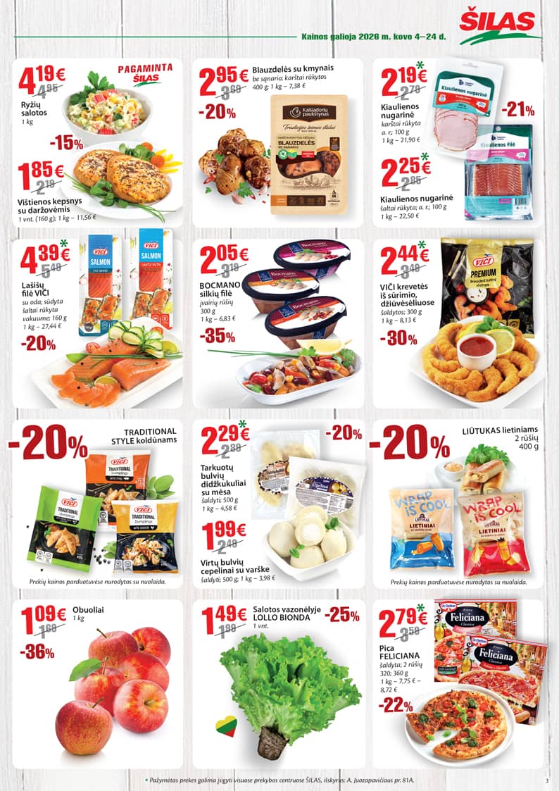 Šilas - Akcijų leidinys Nr. 5 3 puslapis