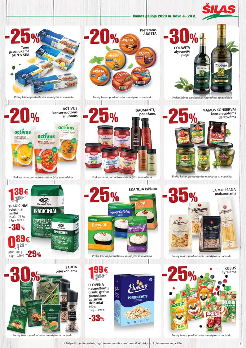 Šilas - Akcijų leidinys Nr. 5 5 puslapis