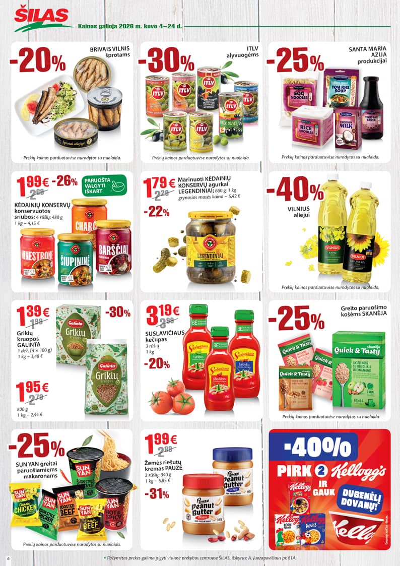 Šilas - Akcijų leidinys Nr. 5 6 puslapis