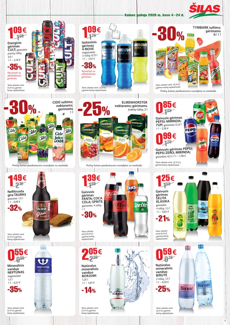 Šilas - Akcijų leidinys Nr. 5 9 puslapis