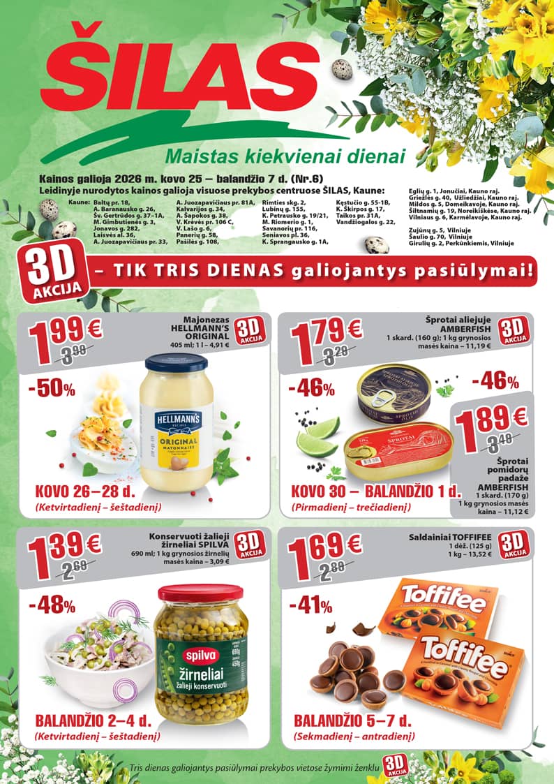Šilas - Šilas akcijų leidinys Nr. 6 1 puslapis