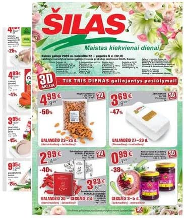 Šilas - Šilas akcijų leidinys Nr. 8 | 2026-04-22 - 2026-05-05 2026-04-22 – 2026-05-05