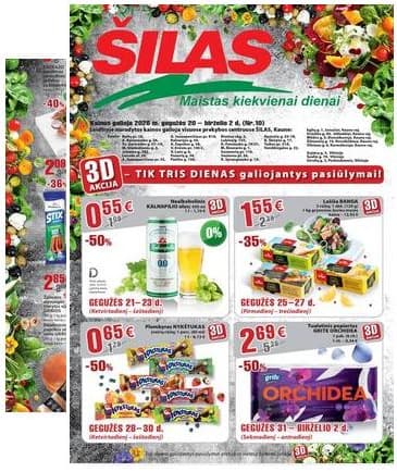 Šilas - Akcijų leidinys Nr. 10 2026-05-20 – 2026-06-02