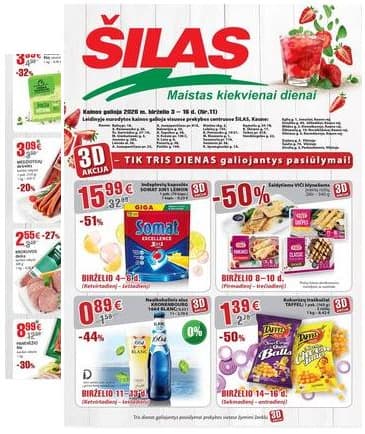 Šilas - Akcijų leidinys Nr. 11 NUO 2026-06-03