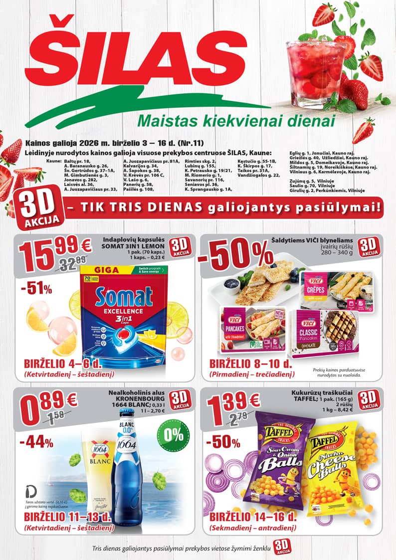 Šilas - Akcijų leidinys Nr. 11 1 puslapis