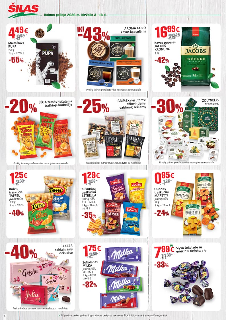 Šilas - Akcijų leidinys Nr. 11 6 puslapis