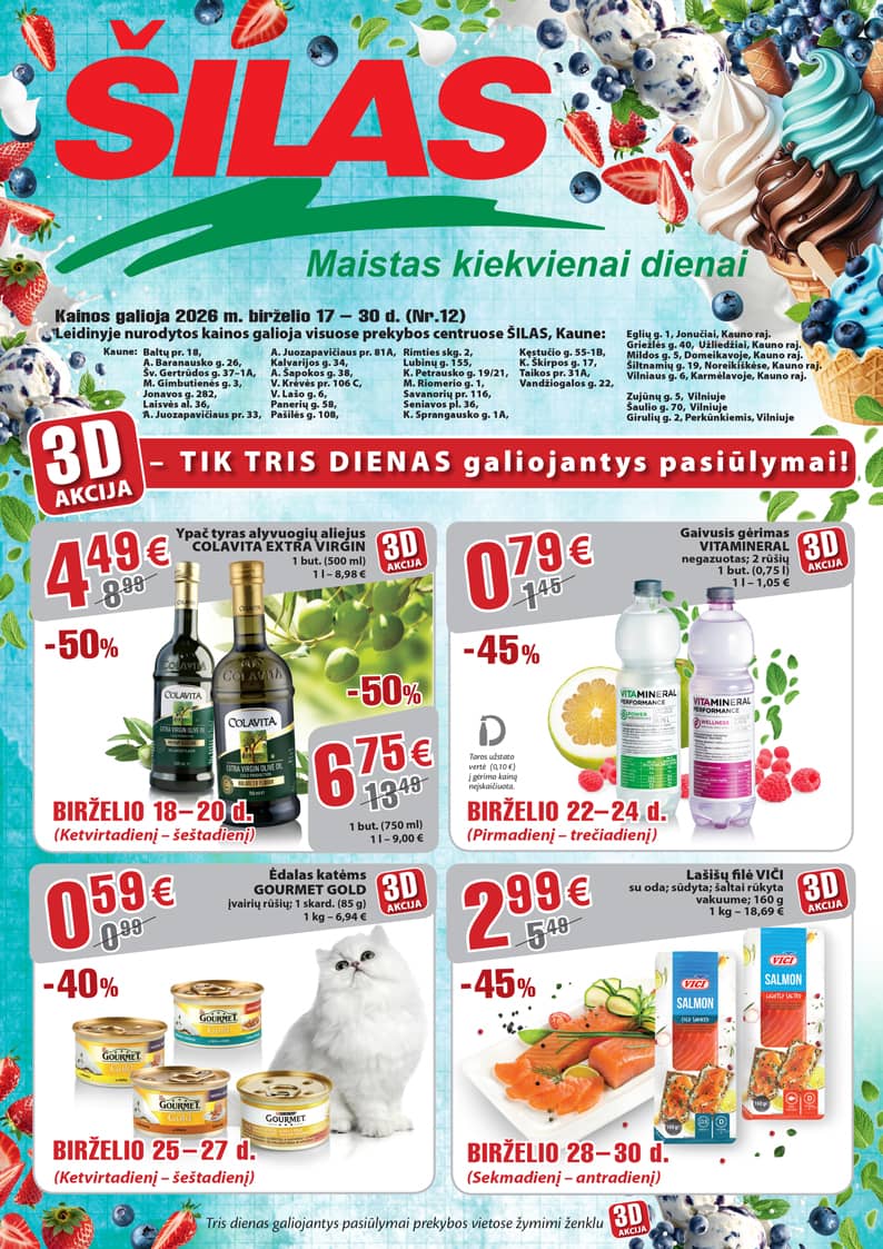 Šilas - Akcijų leidinys Nr. 12 1 puslapis