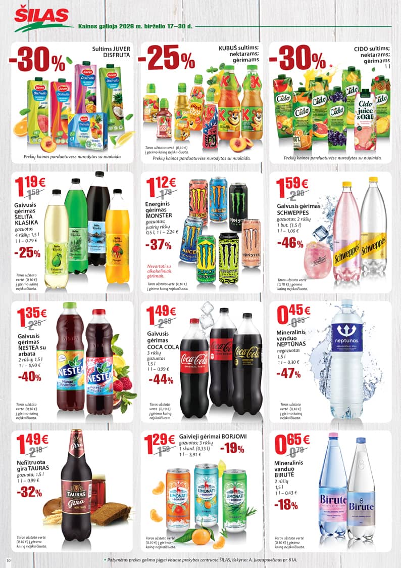 Šilas - Akcijų leidinys Nr. 12 10 puslapis