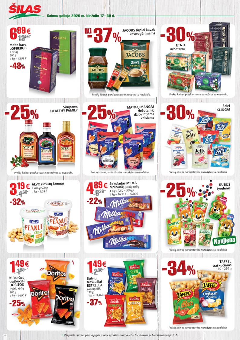 Šilas - Akcijų leidinys Nr. 12 8 puslapis