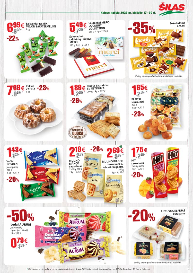 Šilas - Akcijų leidinys Nr. 12 9 puslapis