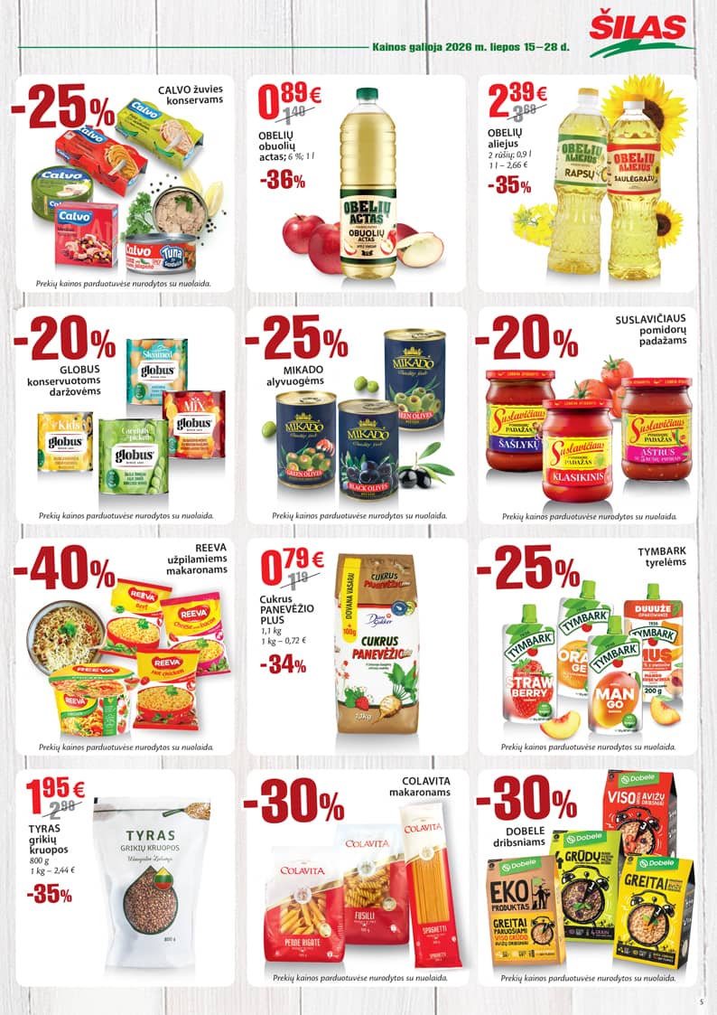 Šilas - Akcijų leidinys Nr. 14 5 puslapis
