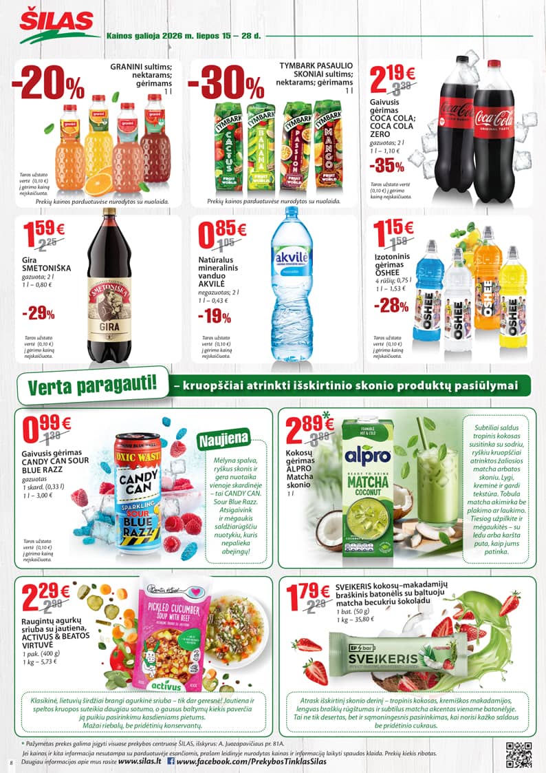 Šilas - Akcijų leidinys Nr. 14 8 puslapis
