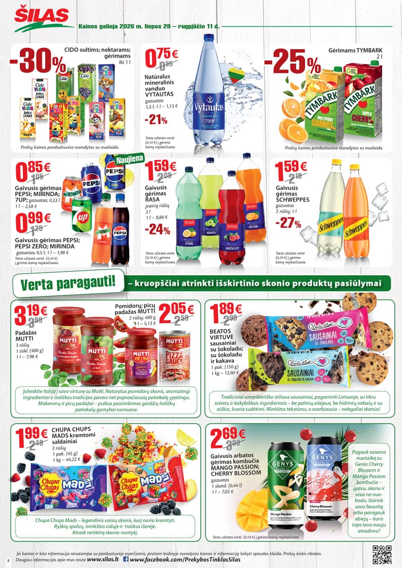 Šilas - Akcijų leidinys Nr. 15 8 puslapis