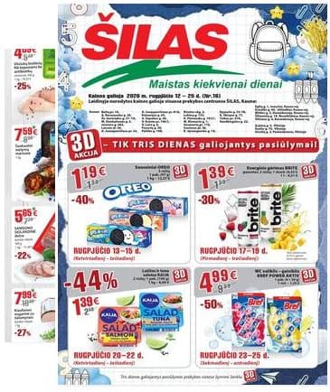 Šilas - Akcijų leidinys Nr. 16 NUO 2026-08-12