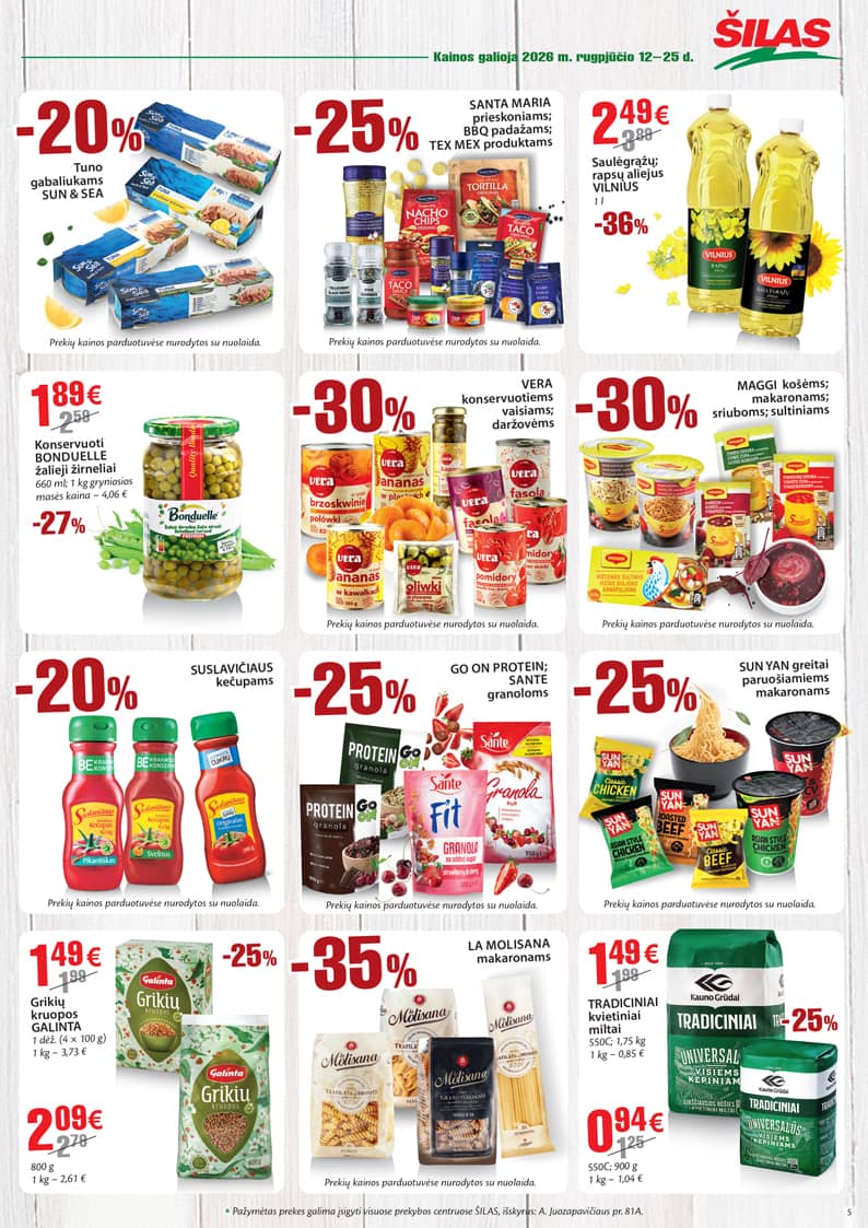 Šilas - Akcijų leidinys Nr. 16 5 puslapis
