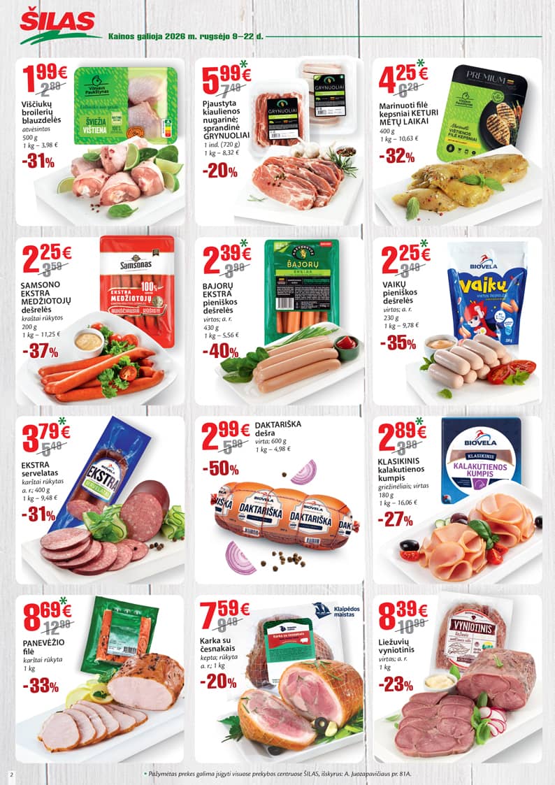 Šilas - Akcijų leidinys Nr. 18 2 puslapis