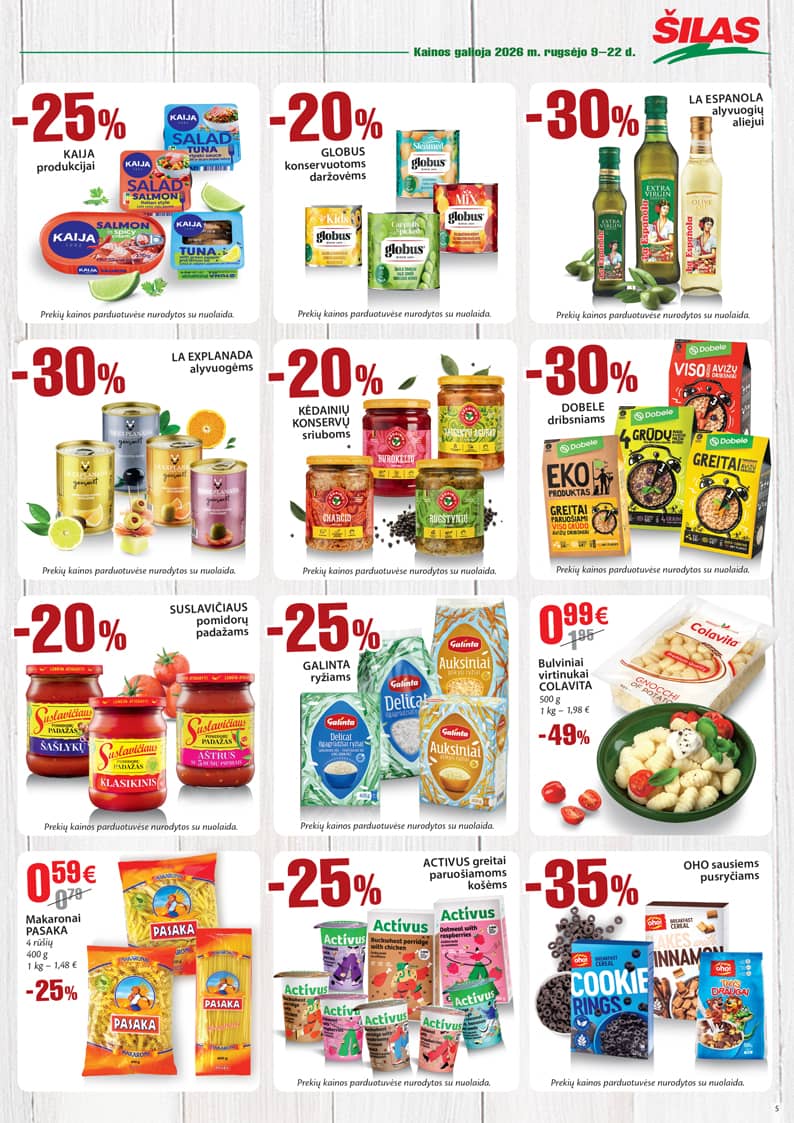 Šilas - Akcijų leidinys Nr. 18 5 puslapis