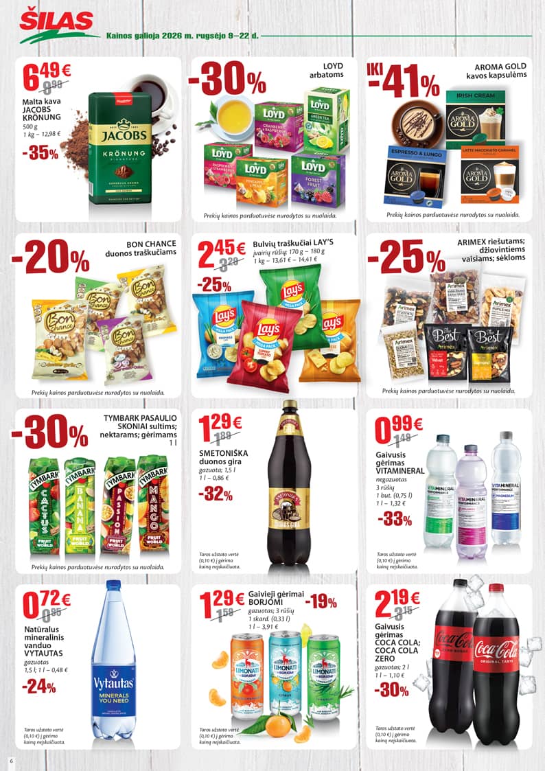 Šilas - Akcijų leidinys Nr. 18 6 puslapis