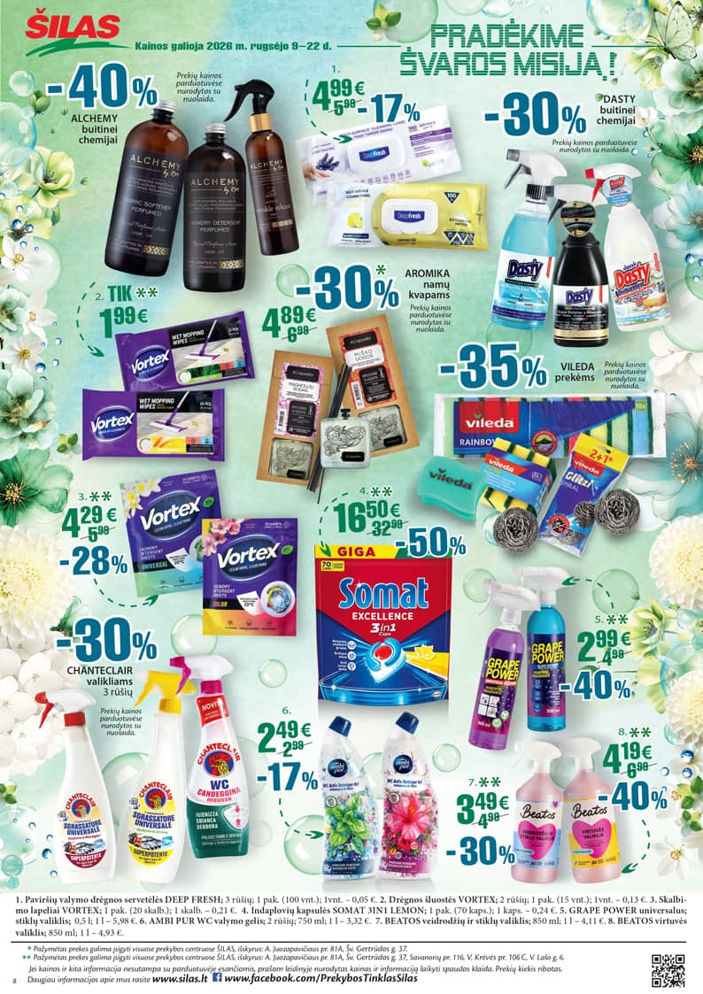 Šilas - Akcijų leidinys Nr. 18 8 puslapis
