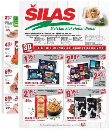 Šilas - Akcijų leidinys Nr. 19 2026-09-23 – 2026-10-06