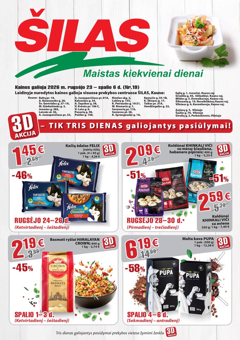 Šilas - Akcijų leidinys Nr. 19 1 puslapis