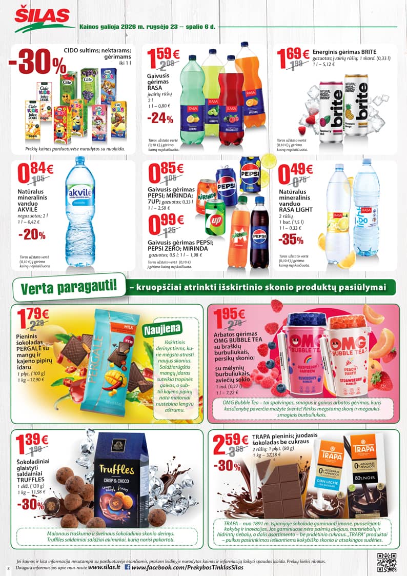 Šilas - Akcijų leidinys Nr. 19 8 puslapis