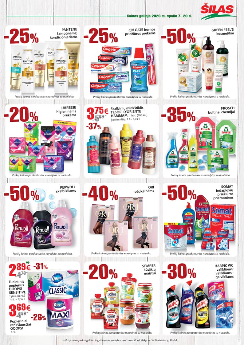 Šilas - Akcijų leidinys Nr. 20 7 puslapis