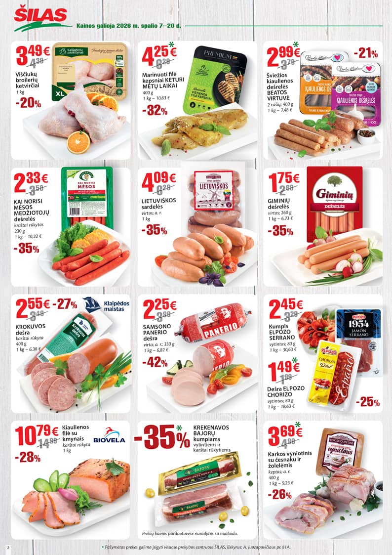 Šilas - Šilas akcijų leidinys Nr. 20 2 puslapis