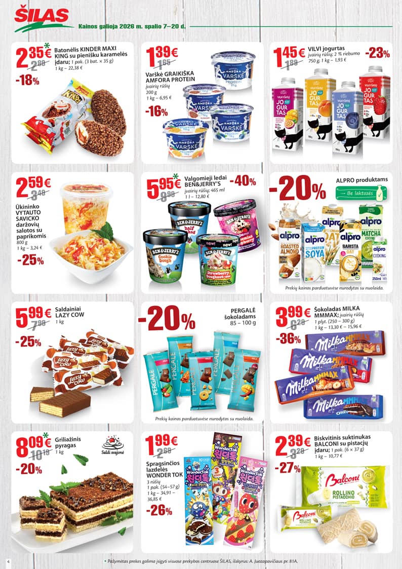 Šilas - Šilas akcijų leidinys Nr. 20 4 puslapis