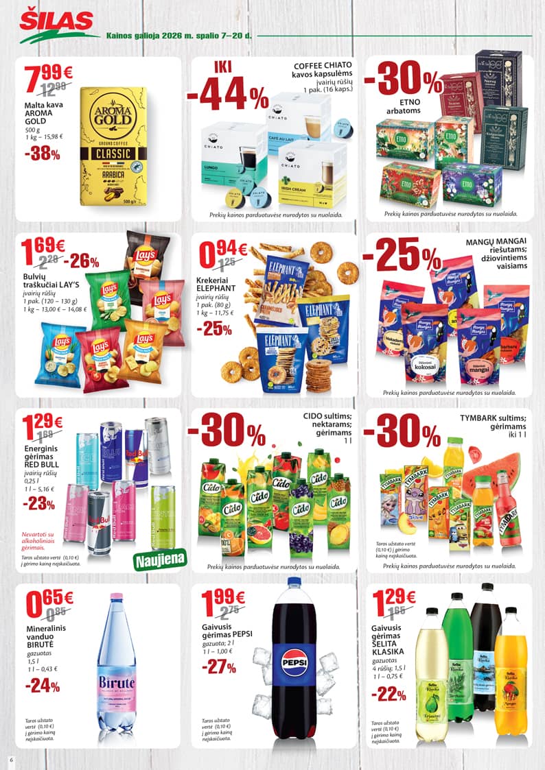 Šilas - Šilas akcijų leidinys Nr. 20 6 puslapis